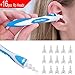 Earwax Remover, [Upgraded] SaikerMan Soft Safe Silicone Spiral Ear Wax Removal Cleaner Tool with 16 pcs Replacement Heads