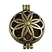 Julie Wang 6pcs Mixed Bronze Color Aromatherapy Pendant Locket Essential Oil Diffuser Necklace Charms