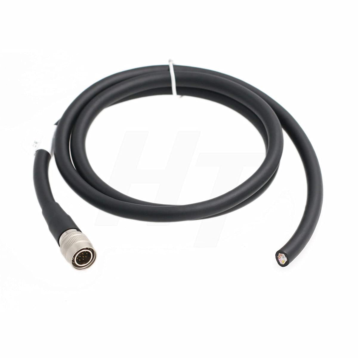 HangTon Hirose 12 Pin Male HR10A-10P-12P to Open End Flying Cable Bare Wire for Sony Hitachi Camera Remote Control, B4 ENG Lens Extension, Amira and Alexa Mini PL Lens Mount (3)