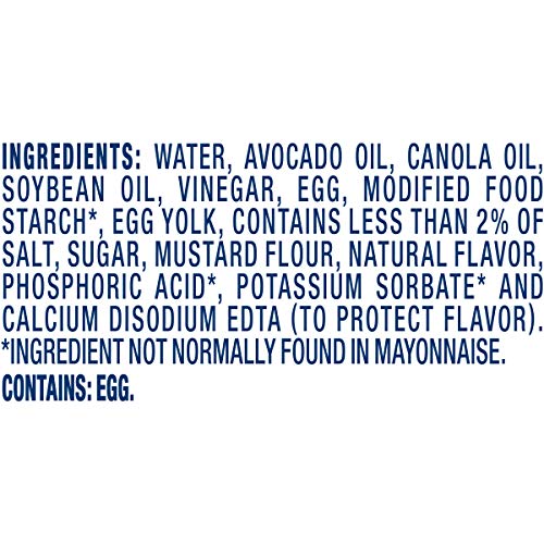KRAFT MAYO AVOCADO OIL REDUCED FAT MAYONNAISE JAR, 30 OUNCE