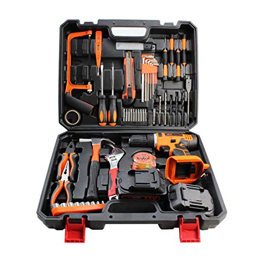 KUANDARYJ Akkuschrauber Akku Bohrschrauber Schnellladegerät Led-Beleuchtung, Batterie Mit Großer Kapazität, Mehrstufiges…