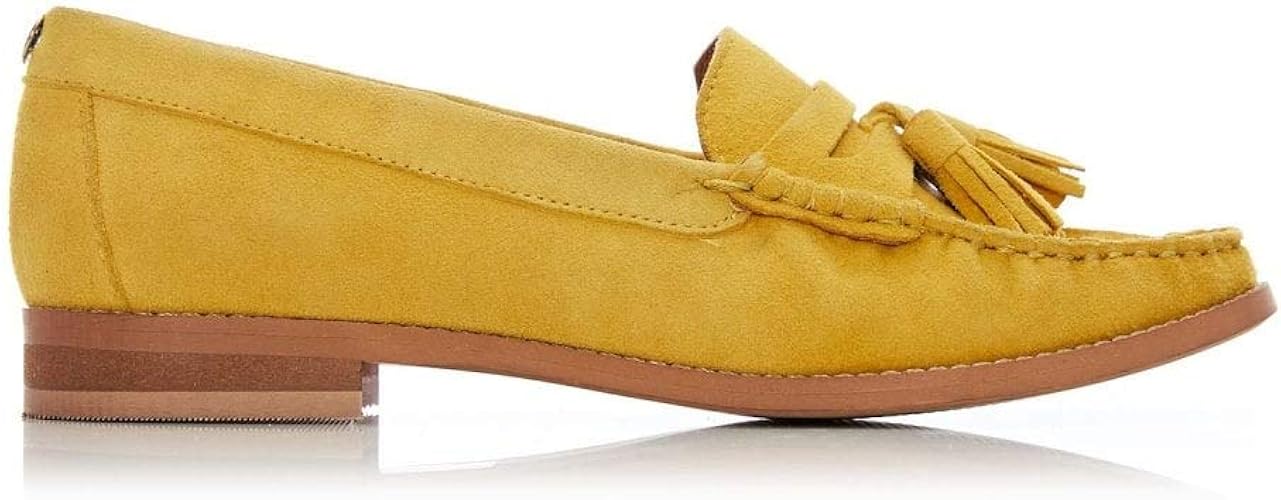 moda in pelle yellow shoes