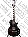 Oscar Schmidt OE20FTPB 6-String Solid-Body Electric Guitar - Flame Trans Purple Burst