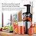 Slow Masticating Juicer with Slow Press Masticating Squeezer Technology for Fruits, Vegetables and Herbs, Slow Juicer with Compact Design and easy to clean, 150 Watt