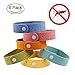 LIVEHITOP Natural Mosquito Repellent Bracelets 6 Packs, 100% All Natural Plant-Based Oil, Non-Toxic Travel Insect Repellent, Soft Fiber Material For Kids & Adults, Keeps Insects & Bugs Away