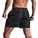 LJCCQ Men's Shorts Swim Trunks Quick Dry Beach Shorts with Pockets for Surfing Running Swimming Watershort Black