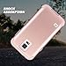 ULAK Galaxy S5 Case, S5 Case, Shock Resistant Hybrid Soft Silicone Hard PC Cover Case for Samsung Galaxy S5, Will NOT Fit S5 Active (Rose Gold)