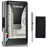 Credit Card Wallet Front Pocket Minimalist Business Credit Card Holder & Wallet Slim Men's Wallet RFID Blocking