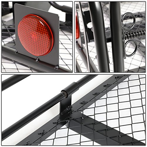 2 Fold+Up+Basket+Luggage+Carrier+Powdered