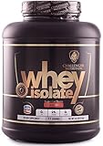 CHALLENGER NUTRITION - Whey Isolate. Strawberry - 4.4 Pounds/LBS. Best Tasting WITH 25g of Protein per serving. Absorbed Quickly, Fuels Protein Synthesis