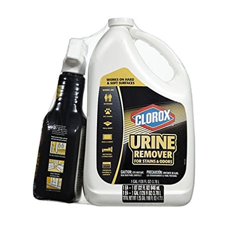 Clorox Urine Remover for Stain and Odor Spray 32oz. + Refill 128oz.