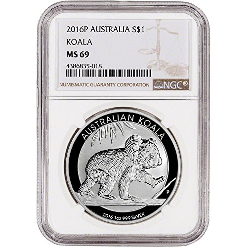 2016 AU Australia Silver (1 oz) Koala $1 MS69 NGC