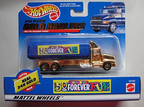 hot wheels 24k plated gold haulers