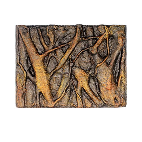 Coohole 3D Foam Rock Reptile Stone Aquarium Background Backdrop Fish Tank Board Home Decor (I) - Thumbnail 7