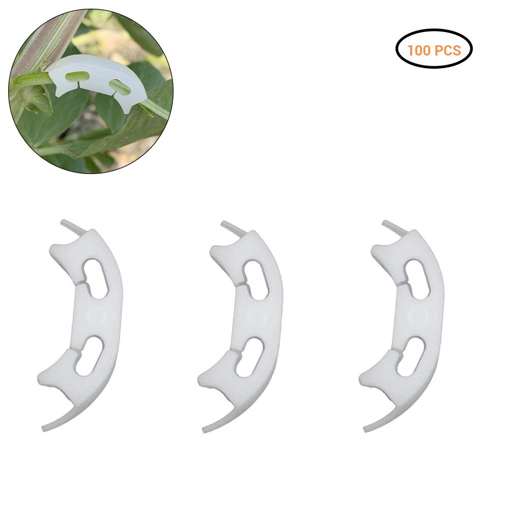 KENANLAN 100 Clips de fijación, Clips de Tomate de jardinería ...