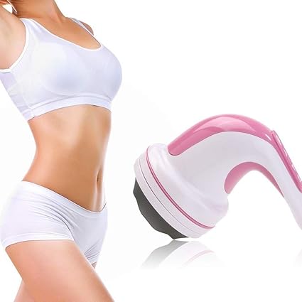 sagrach Plastic Handheld Body Pain Relief Massager For Home, 1Pc(Pink)