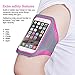 Triomph Armband for iPhone 8, 7, 6, 6S, Se, 5, 5C etc. with Screen Protector and Key Cards Money Holder for Running, Workouts, Jogging etc. - Rose