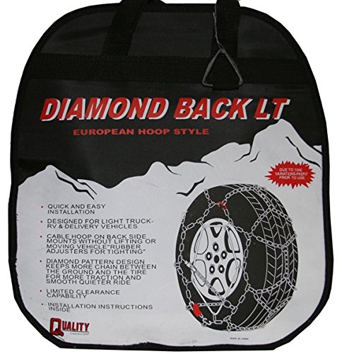 Quality Chain Diamond Back LT 5.5mm Link Tire Chains (Pull Chain Adjuster Style) (2517Q)