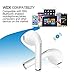 Bluetooth Earbuds Bluetooth Headphones Wireless Headphones Wireless Earbuds Bluetooth Headsets HD Stereo Mini TWS with Charging Case Noise Cancelling Earphones for All Bluetooth Devices (white)