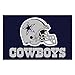 FANMATS 5727 Dallas Cowboys Starter Accent Rug - 19in. x 30in. | Sports Fan Home Decor Rug and Tailgating Mat - Cowboys Helmet Logo
