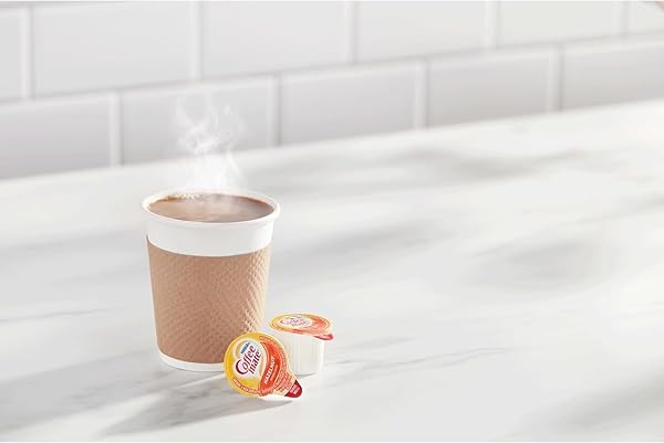 NESTLE COFFEE MATE COFFEE CREAMER, HAZELNUT, LIQUID CREAMER SINGLES, NON DAIRY, NO REFRIGERATION, 0.375 FL OZ TUBS (PACK OF 180)