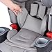 Evenflo Evolve Platinum 3-In-1 Combination Booster Seat, Charcoal Stripe