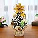 SuperMM Mini Artificial Christmas Tree Christmas Decoration for Table and Desk Tops Small Christmas Tree Perfect for Your Home Office 3Pack