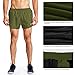 Baleaf Men's Quick-Dry Lightweight Pace Running Shorts Army Green Size XXL