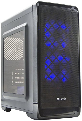 VIVO-Micro-ATX-SMART-Mid-Tower-Computer-Gaming-PC-Case-5-Fan-Mounts-USB-30-Port