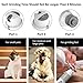 WOWGO Dog Nail Grinder Upgraded Rechargeable Pet Nail Grinder with USB Charging & Nail File Dog Nail Trimmer for Small Medium Large Dogs Cats Pets