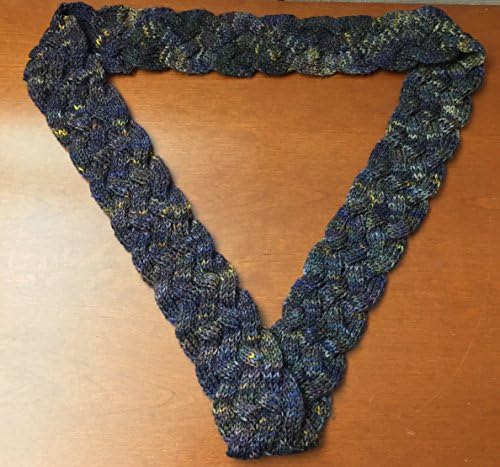 And Beyond (a Reversible Cabled Infinity Scarf)