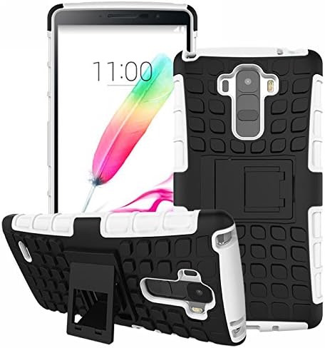 LG G Stylo Case,LG G Stylus LS770 Case,Sophmy Hybrid Dual Layer Armor Protective Case Cover with kickstand for LG G Stylo / LG G Stylus LS770 (white)