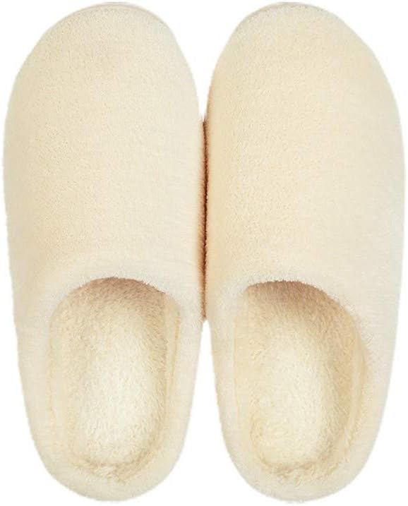 Men Pure Handmade Cotton Slippers Indoor Thermal Skid Couple Shoes