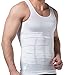 HANERDUN Mens Body Shaper Slimming Shirt Compression Vest Elastic Slim Shapewear