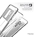 Galaxy S9 Plus Clear Case With Holster, Encased [Reveal Series] Slim Fit Transparent Cover with Metallic and Kickstand Outer Frame for Samsung Galaxy S9+ (2018 Release) Crystal Silver