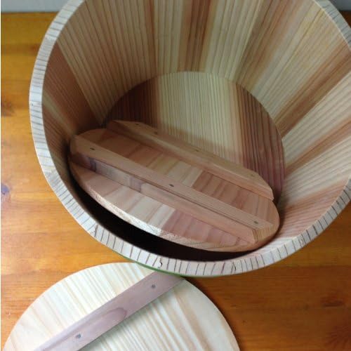 星野工業 木製 漬物樽 6L