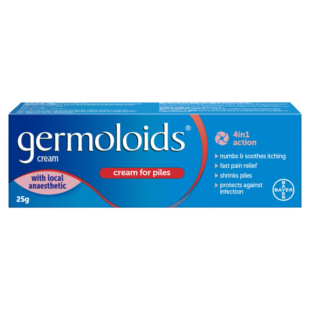 Germoloids Triple Action Haemorrhoids (Piles) Cream, 25g