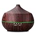 400ml Aromatherapy Essential Oil Diffuser Tenswall Vase Shape Cool Mist Whisper-Quiet Humidifier with 4 Timer Setting and 7 LED lights Waterless Auto Shut-off
