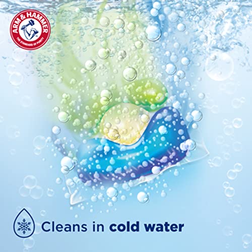 Arm & Hammer Plus OxiClean 5-in-1 Laundry Detergent Power Paks, 42 Count (Packaging may vary) (Pack of 2)