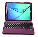 IVSO Galaxy Tab A 9.7 Keyboard case - Ultra-Thin DETACHABLE Wireless Keyboard Stand Case/Cover for SamSung Galaxy Tab A SM-T550NZWAXAR 9.7-inch Tablet(Purple)