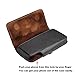 Yuzihan iPhone SE 5 5S 5C 4 inch Phone Holster Premium Leather Belt Holster Fit with Bare Phone Or Thin Skin Case On