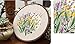 Embroidery Kits with Colorful Flower and Plant Designs; Embroidery Starter Sets with Patterns – Perfect Embroidery Beginner Kit with Hoop, Threads, Tools and Stamped Cloth