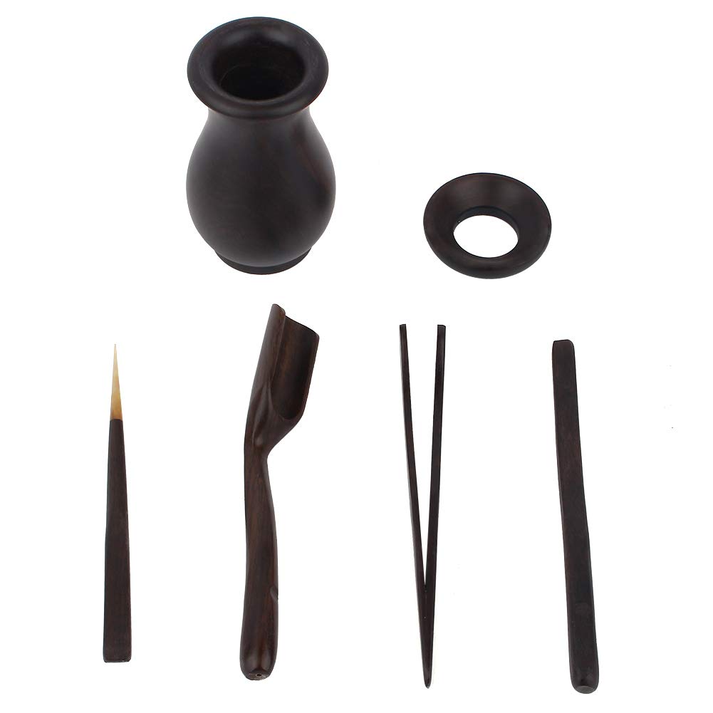 Mini Kungfu Tea Set, Six Sets Of Natural Tea Ceremony Trumpet New Kung Fu Tea Set Accessories Tea Bucket