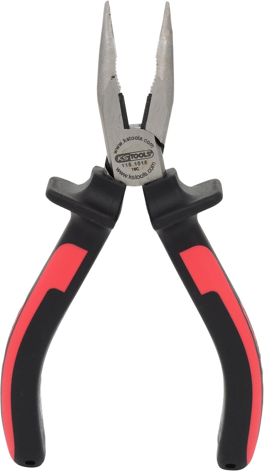 KS Tools 115.1018 KS twist pliers, half-round, offset, 165mm