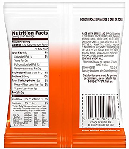 Goldfish Crackers 80 Count Baked Snack Pepperidge Farm Bulk Value Pack