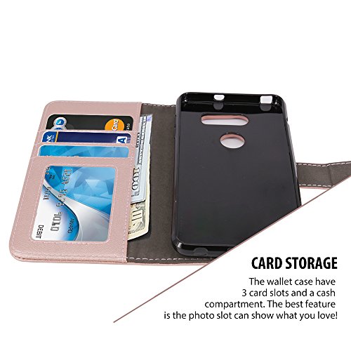 image for LG V30 Case, TAURI [Stand Feature] [PU Leather] Wallet Case with Card 