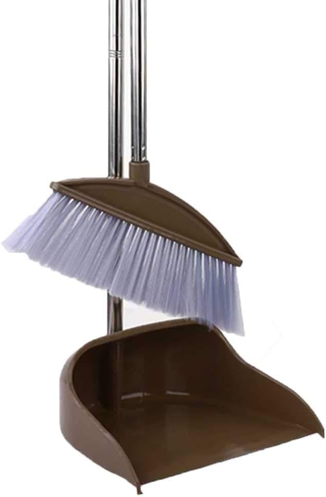 GGDJFN Dustpan And Brush Sets Sweep The Floor Antistatic,DustProof Broom And Dustpan With Long