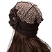 Lawliet Flower Trimmed Womens Wool Beanie Cap Dress Crochet Hat A125 (Brown)