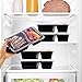 Pakkon 2 Compartment Plastic Bento Lunch Box with Airtight Lid, Pack of 10