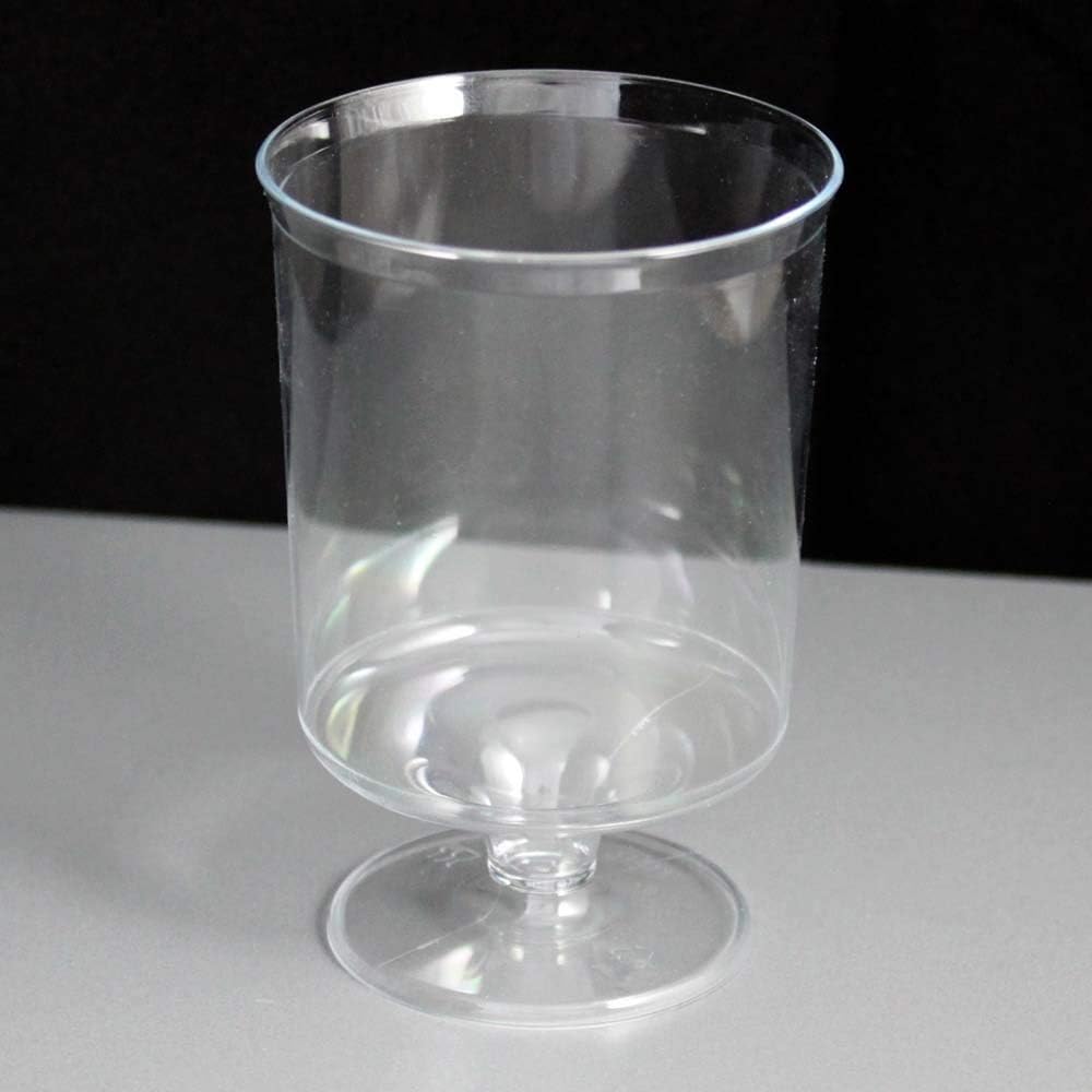 Small Disposable Plastic Wine Glasses, 160 ml , Box of 720 Amazon.co